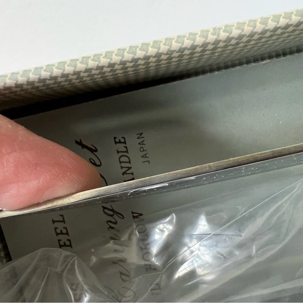 VTG Stainless Steel Made In Japan Carving Set Original Box Unused